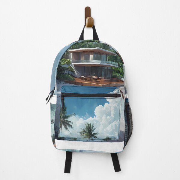 Item preview, ISLAND MODE ON - Modern Tropical Villa Art designed and sold by Modern Nest Art.