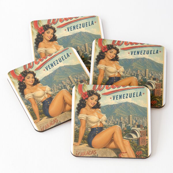 Item preview, Pinup CARACAS VENEZUELA Variant  designed and sold by PINDROPPA.
