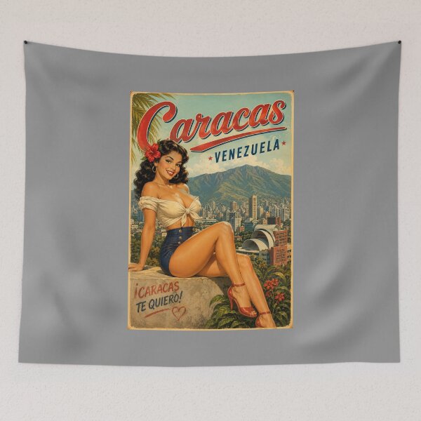 Item preview, Pinup CARACAS VENEZUELA Variant  designed and sold by PINDROPPA.