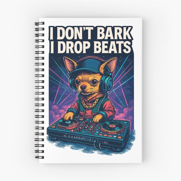 Item preview, Chihuahua DJ: I Don't Bark, I Drop Beats Design designed and sold by Pineapple-Tree.