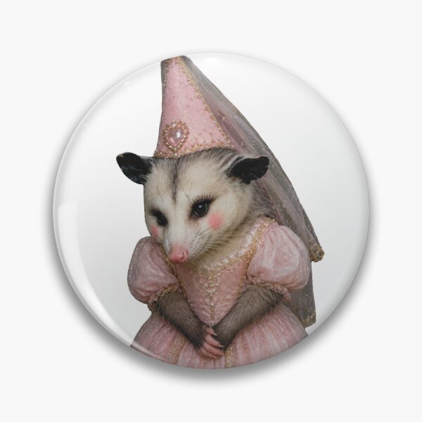 Item preview, Trash Princess Opossum sticker designed and sold by HausOfZombies.