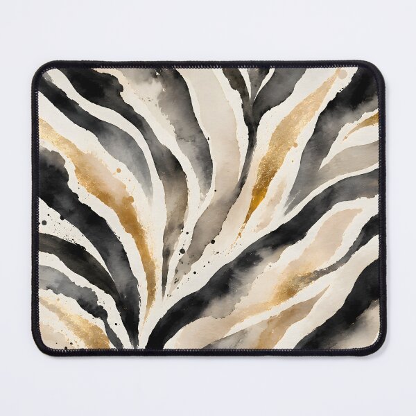 Item preview, Elegant Watercolor Zebra Animal Print Pattern designed and sold by ZetaDream.