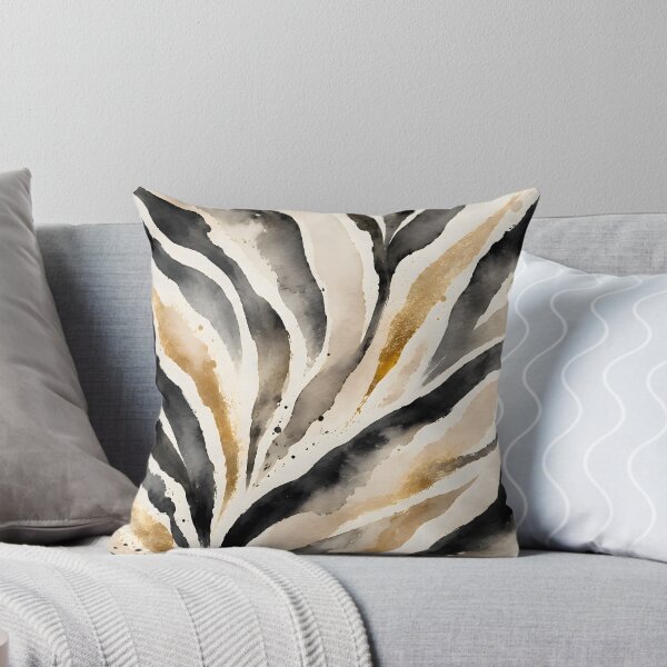 Item preview, Elegant Watercolor Zebra Animal Print Pattern designed and sold by ZetaDream.