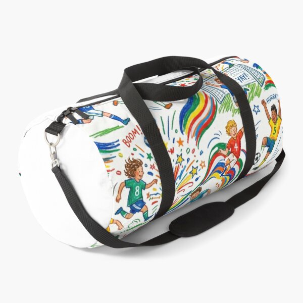 Item preview, GOAL! Colorful Kids Soccer Celebration Pattern designed and sold by TaiwanMemory.