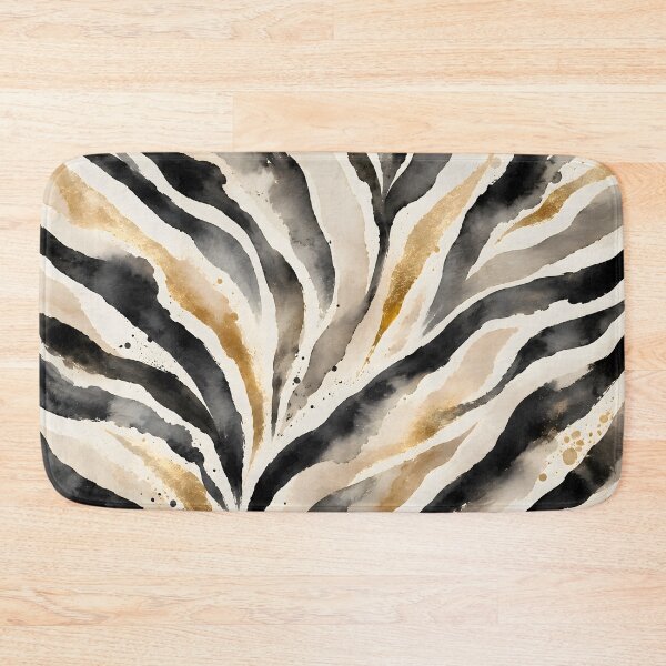 Item preview, Elegant Watercolor Zebra Animal Print Pattern designed and sold by ZetaDream.