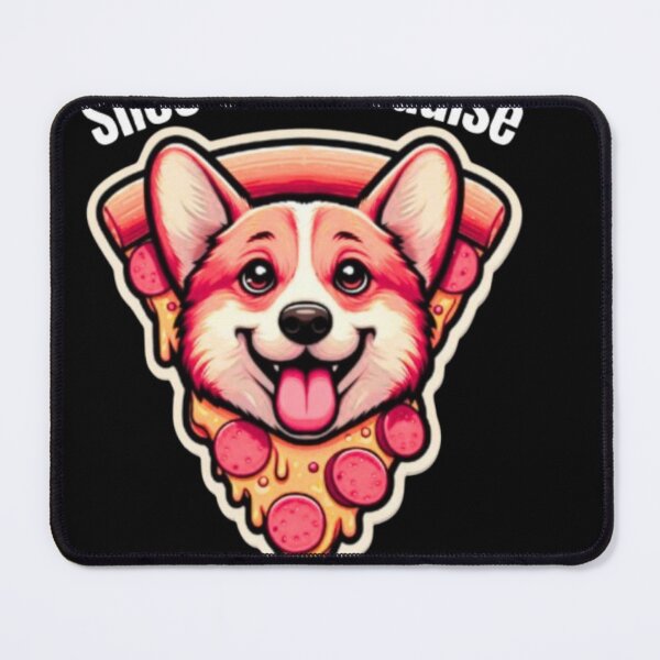 Item preview, Slice of Pawradise Cute Pizza Corgi Dog Pun Design designed and sold by HopeAndHustle.