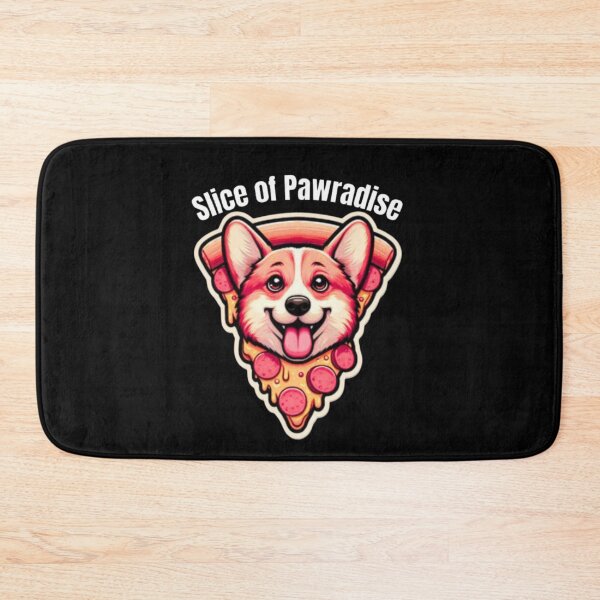 Item preview, Slice of Pawradise Cute Pizza Corgi Dog Pun Design designed and sold by HopeAndHustle.