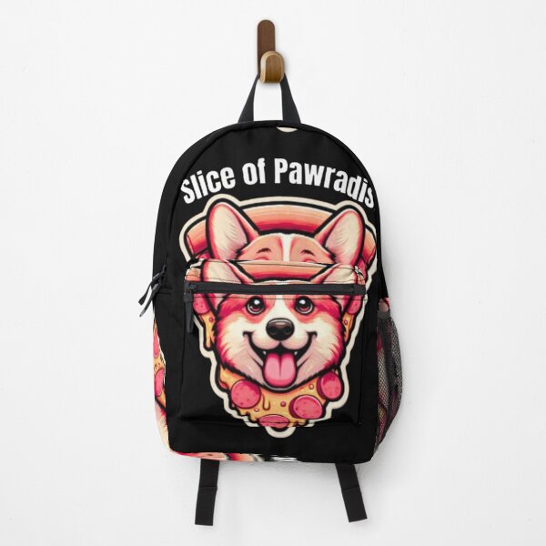Item preview, Slice of Pawradise Cute Pizza Corgi Dog Pun Design designed and sold by HopeAndHustle.