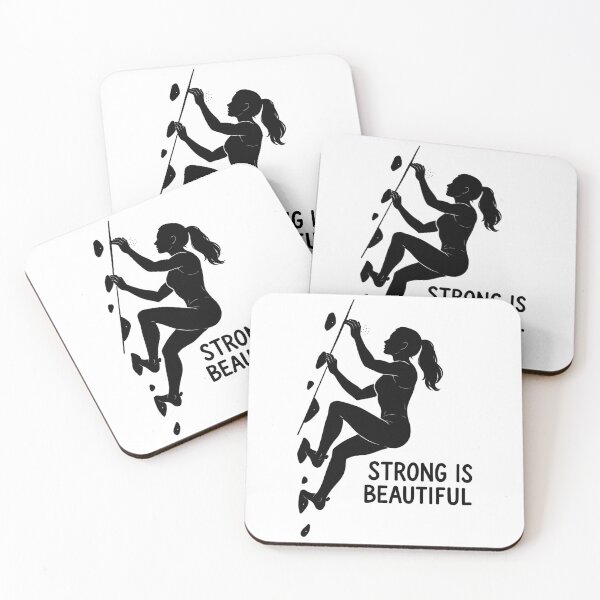 Item preview, Strong is Beautiful – Aesthetics in Bouldering designed and sold by Pineapple-Tree.