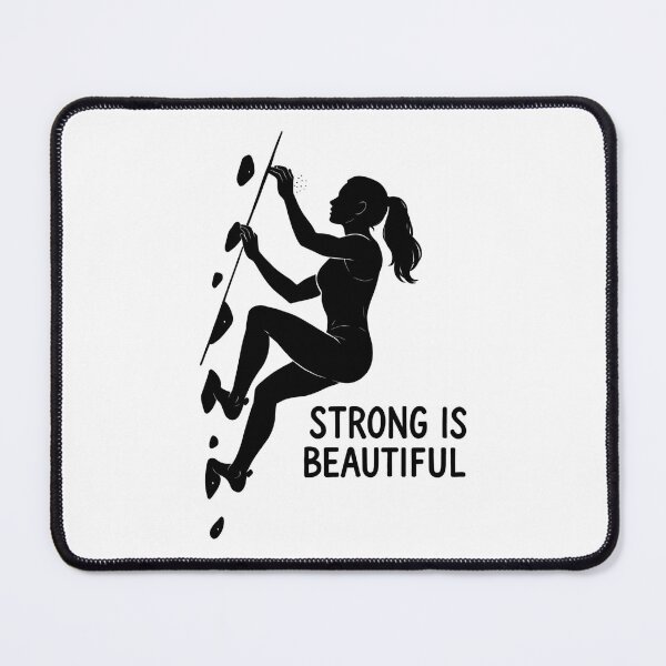 Item preview, Strong is Beautiful – Aesthetics in Bouldering designed and sold by Pineapple-Tree.