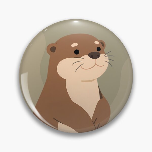 Artikelvorschau, Nahtloses Musterdesign mit niedlichem Ottermotiv in Grau und Gelb entworfen und verkauft von NadDot.