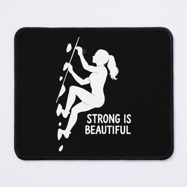 Item preview, Strong is Beautiful – Aesthetics in Bouldering designed and sold by Pineapple-Tree.