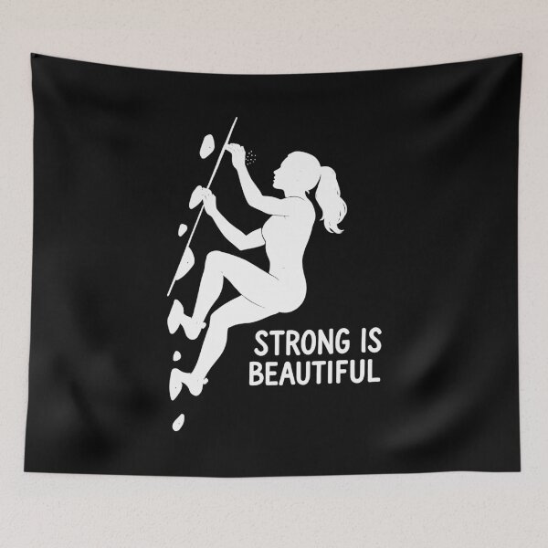 Item preview, Strong is Beautiful – Aesthetics in Bouldering designed and sold by Pineapple-Tree.