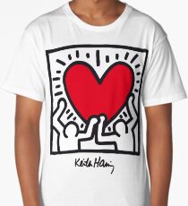 Keith Haring Heart Long T-Shirt