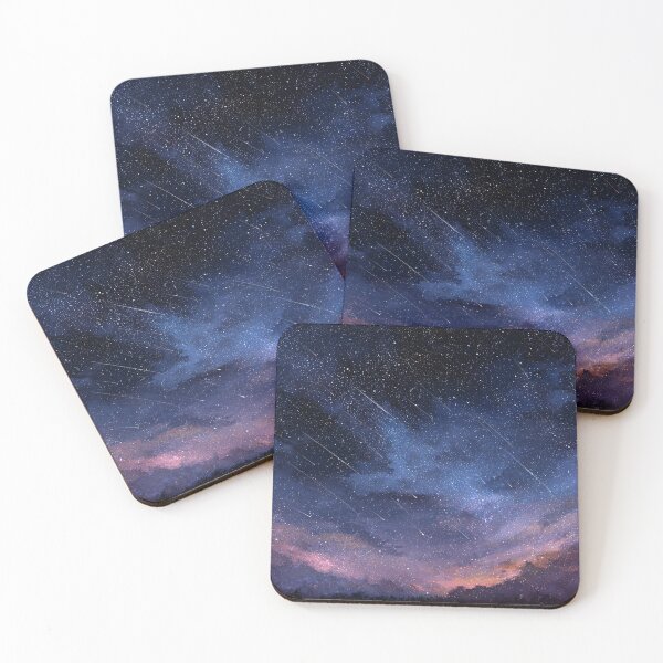 Item preview, Starry Night Galaxy Meteor Shower Dreamy Cosmic Sky designed and sold by Faithlines.