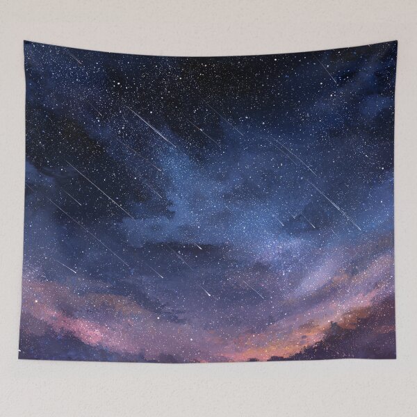 Item preview, Starry Night Galaxy Meteor Shower Dreamy Cosmic Sky designed and sold by Faithlines.