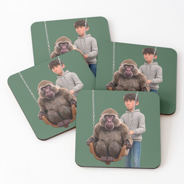 Item preview, Just a Casual Baboon Swing Ride (Realistic) designed and sold by BigBrainPrints.
