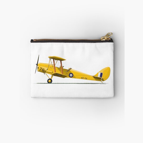 Item preview, DH-82A TIGER MOTH A17-076 RAAF 1940 designed and sold by Grubby Fingers Aircraft Illustration.