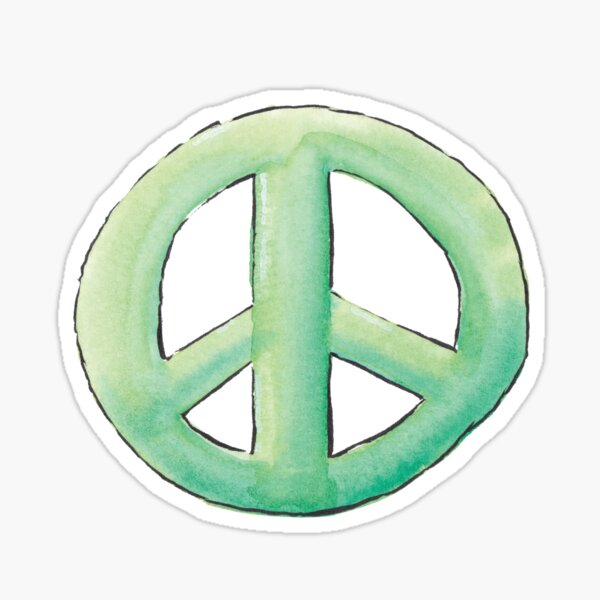 Peace out, man! Sticker