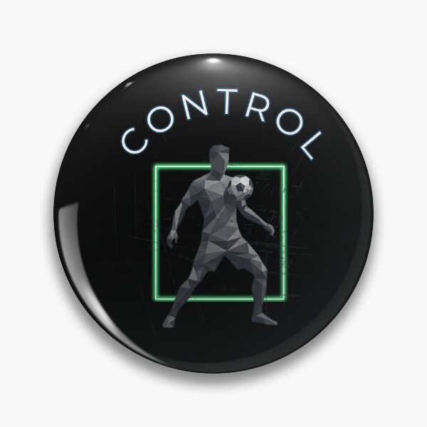 Item preview, Soccer Control Geometric Low Poly Football Player designed and sold by Mania Graphix.