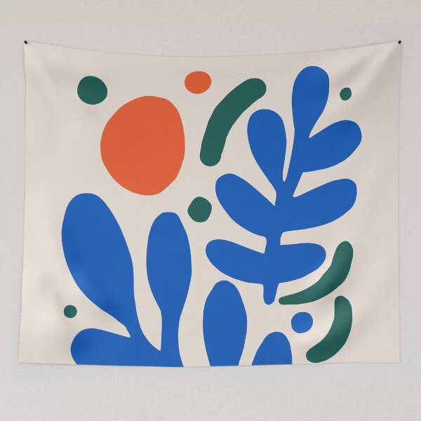 Item preview, Modern Abstract Seaweed - Organic Shapes Botanical Art designed and sold by AliAltinelArt.