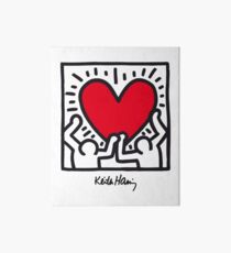 Keith Haring Heart Art Board