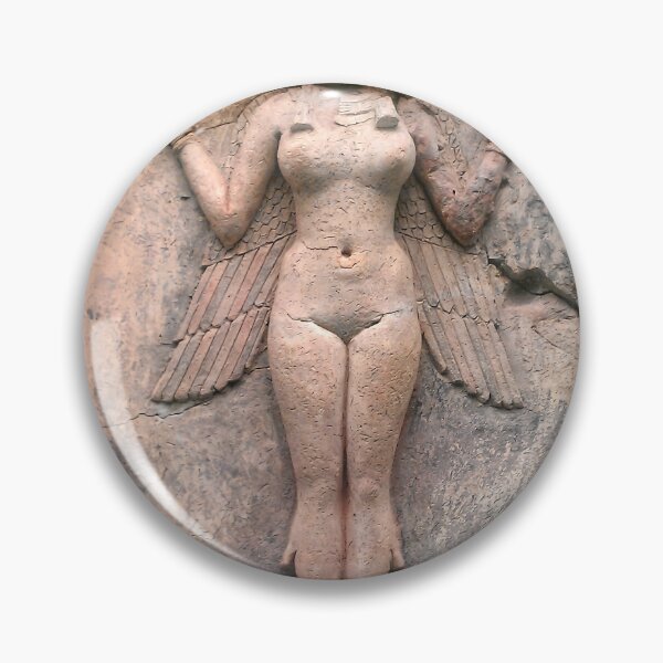 Item preview, Burney Relief — Queen of the Night — Ancient Babylonian Goddess designed and sold by PantheonArt.