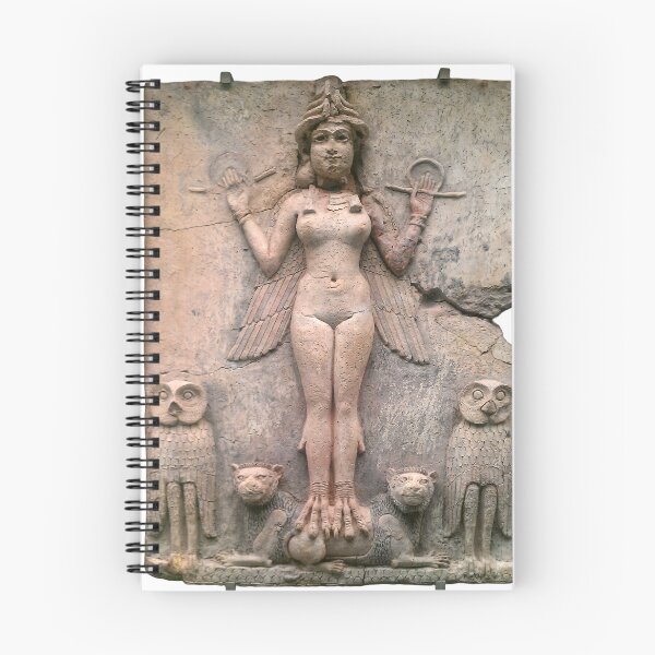 Item preview, Burney Relief — Queen of the Night — Ancient Babylonian Goddess designed and sold by PantheonArt.