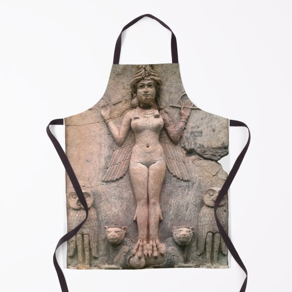 Item preview, Burney Relief — Queen of the Night — Ancient Babylonian Goddess designed and sold by PantheonArt.