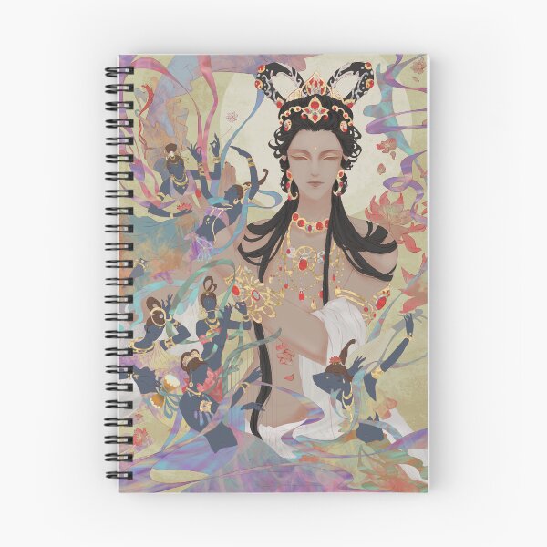 Item preview, Dunhuang Mural Style Aesthetic Illustration designed and sold by L-Art-Design.