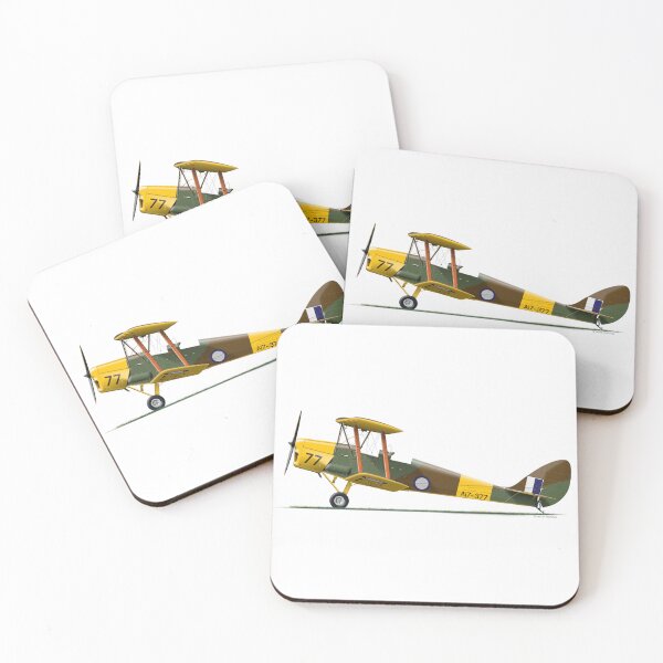 Item preview, DH-82A TIGER MOTH A17-377 AARG 2009 designed and sold by Grubby Fingers Aircraft Illustration.