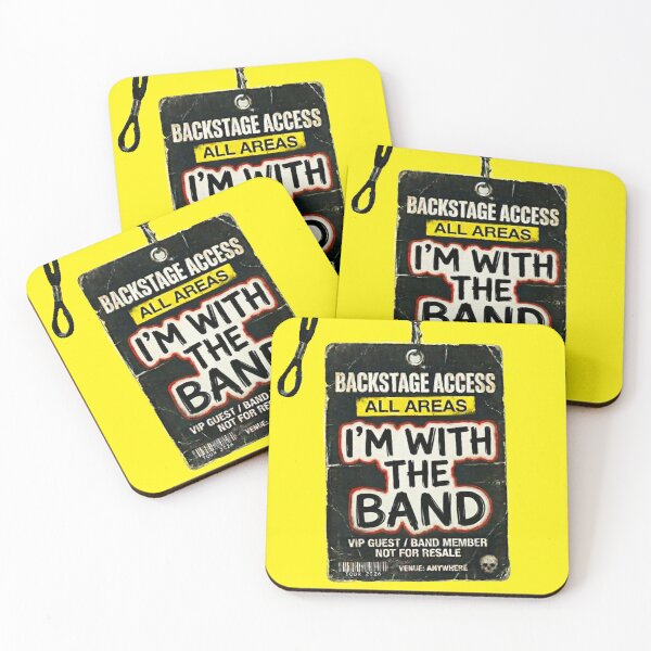 Item preview, I'm With The Band designed and sold by Amarga Idea.