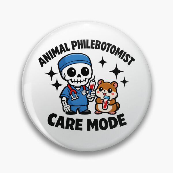 Item preview, Cute Skeleton Animal Phlebotomist Nurse Funny Medical Lab Tech Care Mode National Phlebotomist Recognition Week Halloween Gift designed and sold by ClinicalHubs.