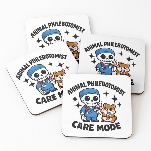 Item preview, Cute Skeleton Animal Phlebotomist Nurse Funny Medical Lab Tech Care Mode National Phlebotomist Recognition Week Halloween Gift designed and sold by ClinicalHubs.