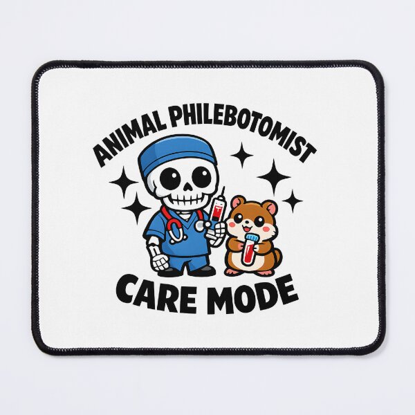 Item preview, Cute Skeleton Animal Phlebotomist Nurse Funny Medical Lab Tech Care Mode National Phlebotomist Recognition Week Halloween Gift designed and sold by ClinicalHubs.