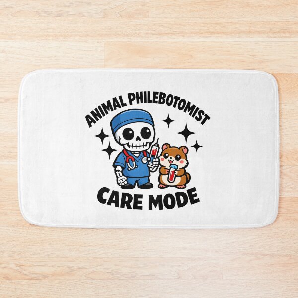 Item preview, Cute Skeleton Animal Phlebotomist Nurse Funny Medical Lab Tech Care Mode National Phlebotomist Recognition Week Halloween Gift designed and sold by ClinicalHubs.