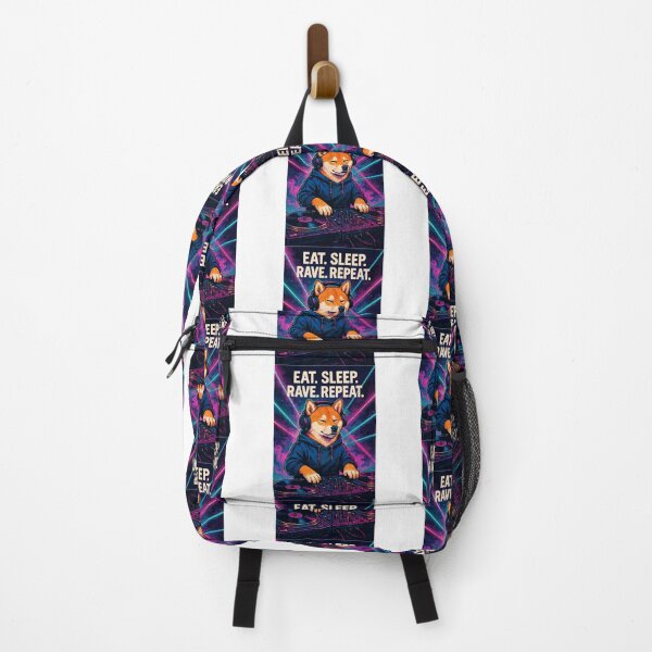 Item preview, Shiba Inu DJ: Eat Sleep Rave Repeat Nightclub designed and sold by Pineapple-Tree.