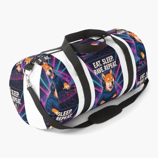 Item preview, Shiba Inu DJ: Eat Sleep Rave Repeat Nightclub designed and sold by Pineapple-Tree.