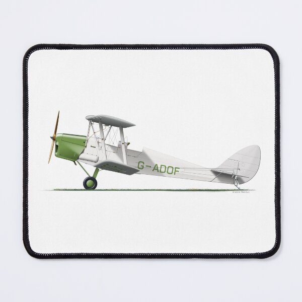 Item preview, DH-82A TIGER MOTH G-ADOF 1936 designed and sold by Grubby Fingers Aircraft Illustration.