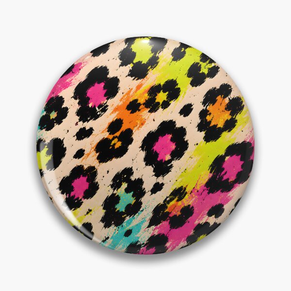 Item preview, Neon Leopard Paint Splatter Animal Print designed and sold by ZetaDream.