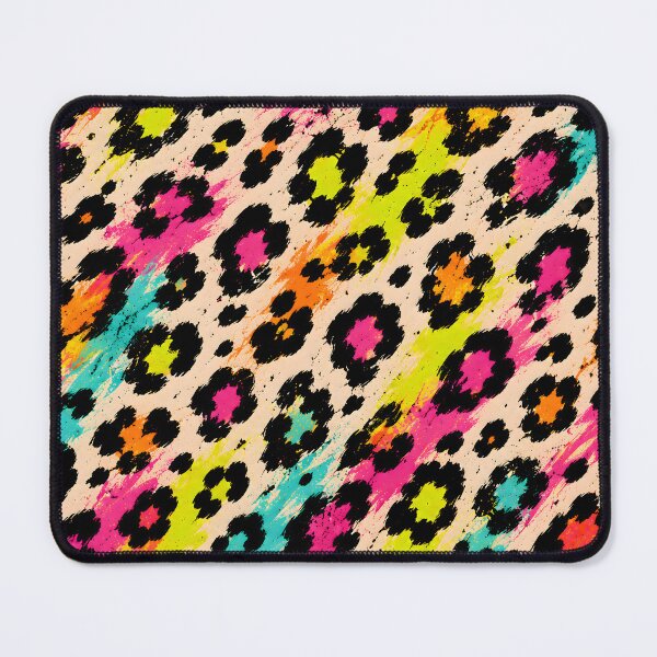 Item preview, Neon Leopard Paint Splatter Animal Print designed and sold by ZetaDream.