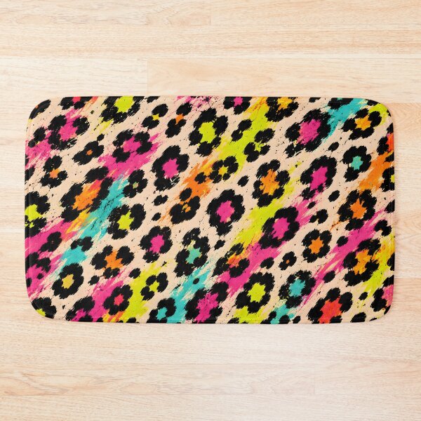 Item preview, Neon Leopard Paint Splatter Animal Print designed and sold by ZetaDream.