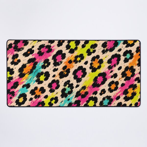 Item preview, Neon Leopard Paint Splatter Animal Print designed and sold by ZetaDream.