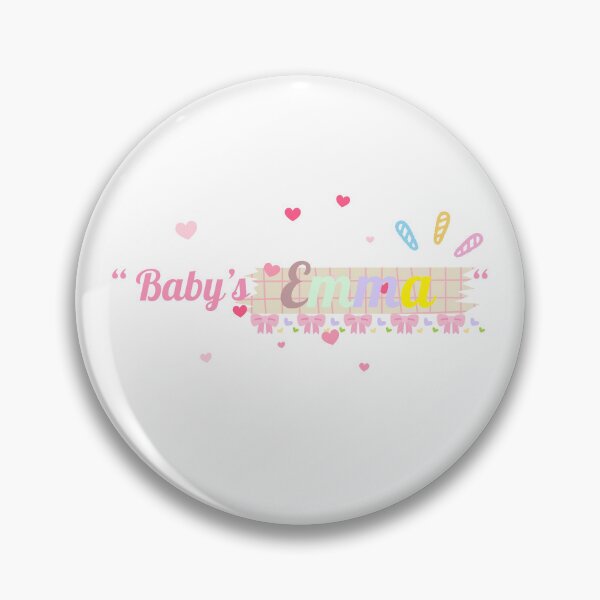 Item preview, Baby's Emma Cute Pastel Typography Design designed and sold by ammiespy.