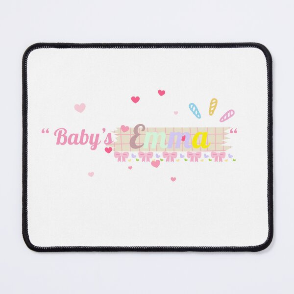 Item preview, Baby's Emma Cute Pastel Typography Design designed and sold by ammiespy.