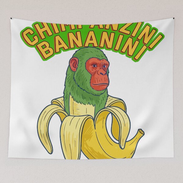 Item preview, Chimpanzini bananini Italian Brainrot T Shirt for Adults and kids designed and sold by yellowpumkin.