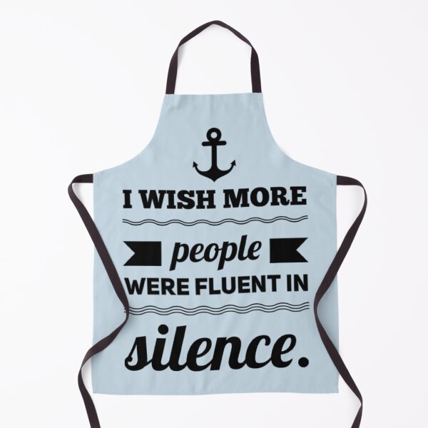 Item preview, I wish more people were fluent in silence quote poster designed and sold by Rue Market.