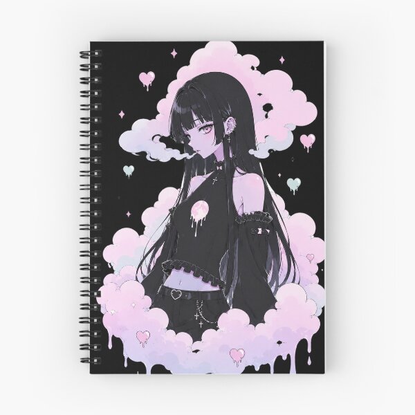 Artikelvorschau, Pastellfarbene Gothic-Vampirin Smoky Yami Kawaii Anime-Kunst entworfen und verkauft von HeyChickasClubX.