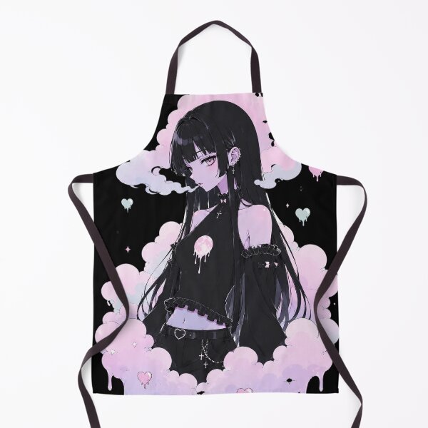 Item preview, Pastel Goth Vampire Girl Smoky Yami Kawaii Anime Art designed and sold by HeyChickasClubX.