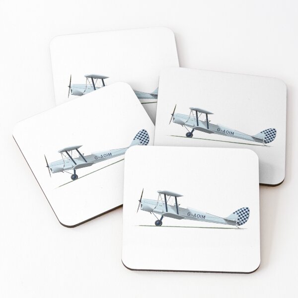 Item preview, DH-82A TIGER MOTH G-AOIM UK 1959 designed and sold by Grubby Fingers Aircraft Illustration.